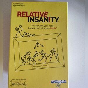 Relative Insanity Board Game - Yellow